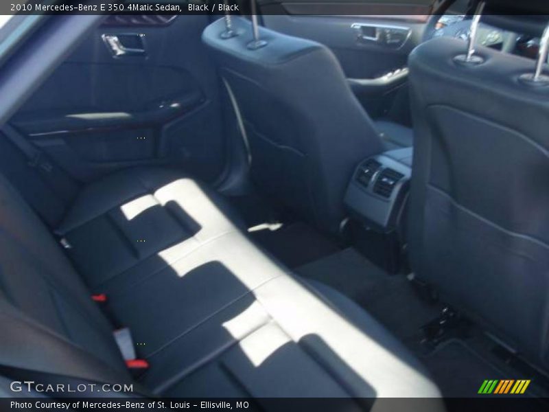 Black / Black 2010 Mercedes-Benz E 350 4Matic Sedan
