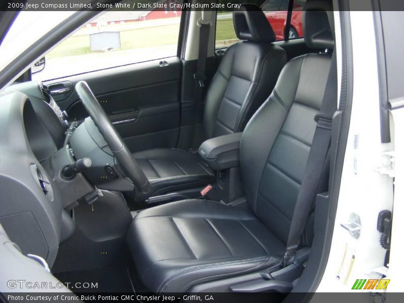 Stone White / Dark Slate Gray/Medium Slate Gray 2009 Jeep Compass Limited