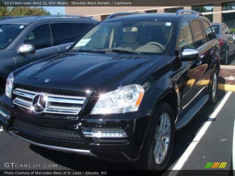 Obsidian Black Metallic / Cashmere 2010 Mercedes-Benz GL 450 4Matic