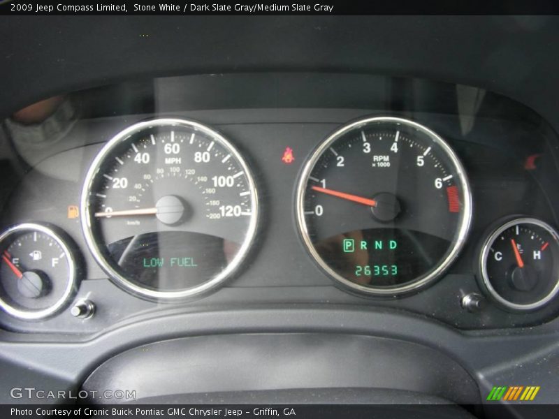 Stone White / Dark Slate Gray/Medium Slate Gray 2009 Jeep Compass Limited