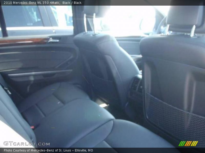 Black / Black 2010 Mercedes-Benz ML 350 4Matic