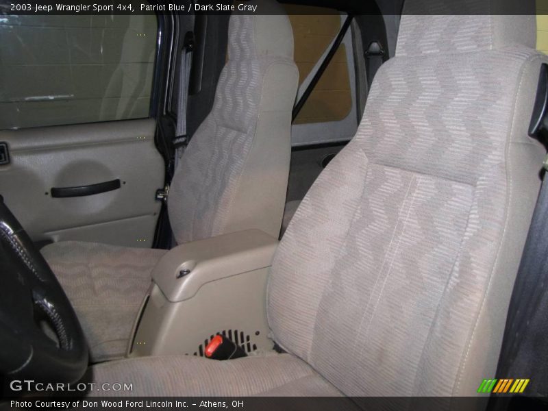 Patriot Blue / Dark Slate Gray 2003 Jeep Wrangler Sport 4x4