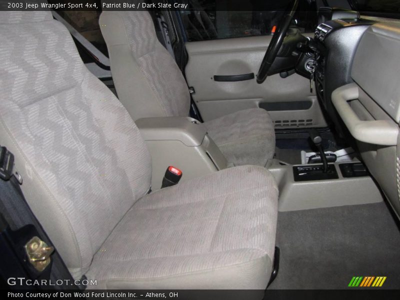Patriot Blue / Dark Slate Gray 2003 Jeep Wrangler Sport 4x4
