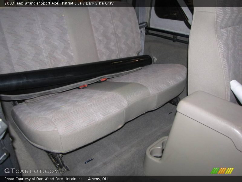 Patriot Blue / Dark Slate Gray 2003 Jeep Wrangler Sport 4x4