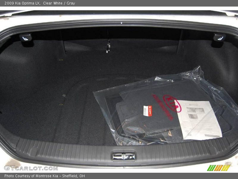 Clear White / Gray 2009 Kia Optima LX