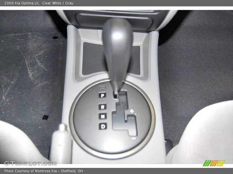 Clear White / Gray 2009 Kia Optima LX