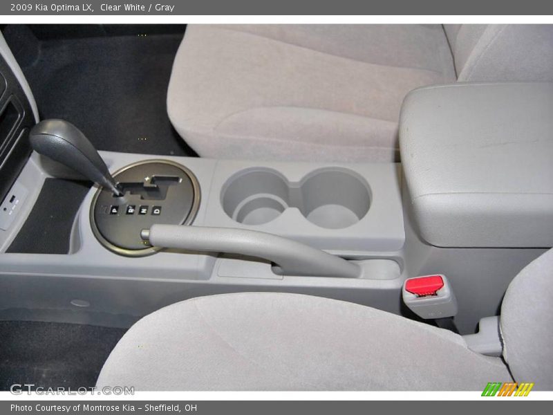 Clear White / Gray 2009 Kia Optima LX