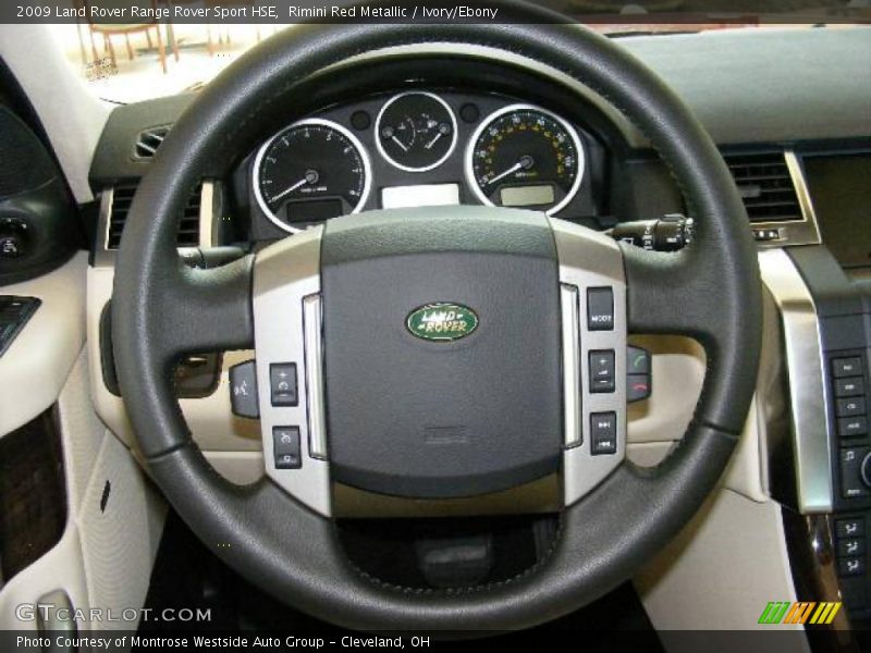 Rimini Red Metallic / Ivory/Ebony 2009 Land Rover Range Rover Sport HSE