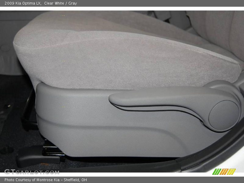 Clear White / Gray 2009 Kia Optima LX