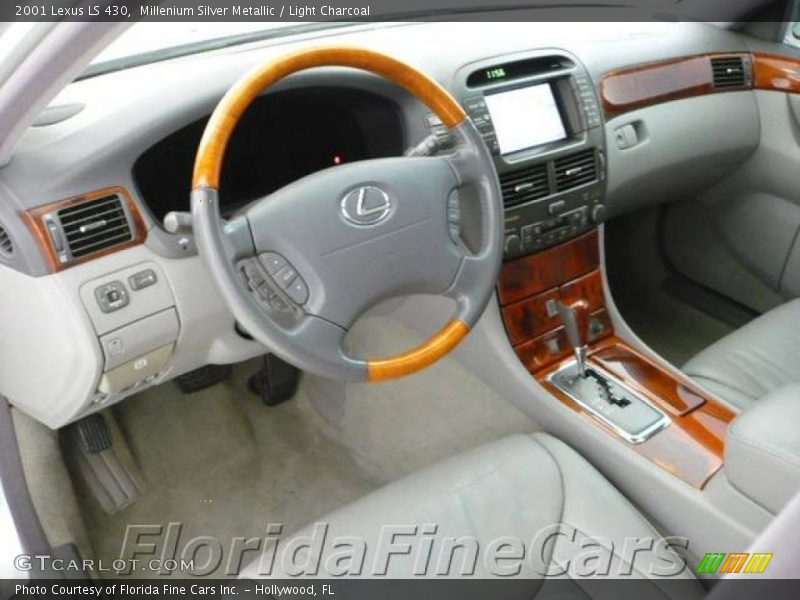 Millenium Silver Metallic / Light Charcoal 2001 Lexus LS 430