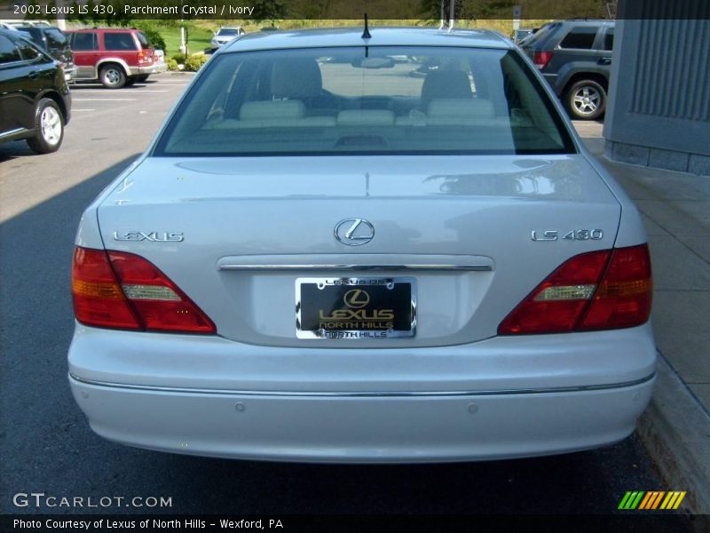 Parchment Crystal / Ivory 2002 Lexus LS 430