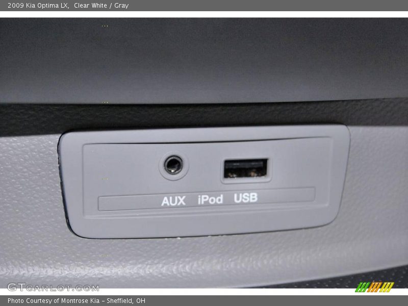 Clear White / Gray 2009 Kia Optima LX
