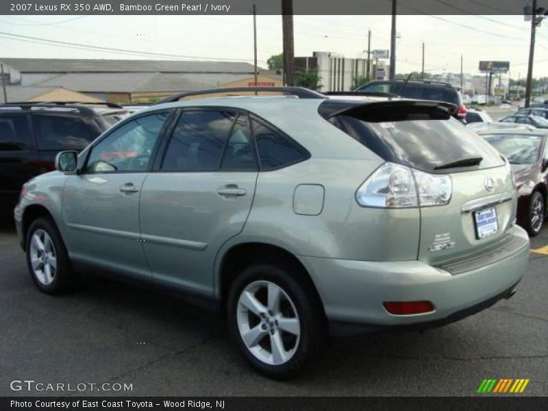 Bamboo Green Pearl / Ivory 2007 Lexus RX 350 AWD