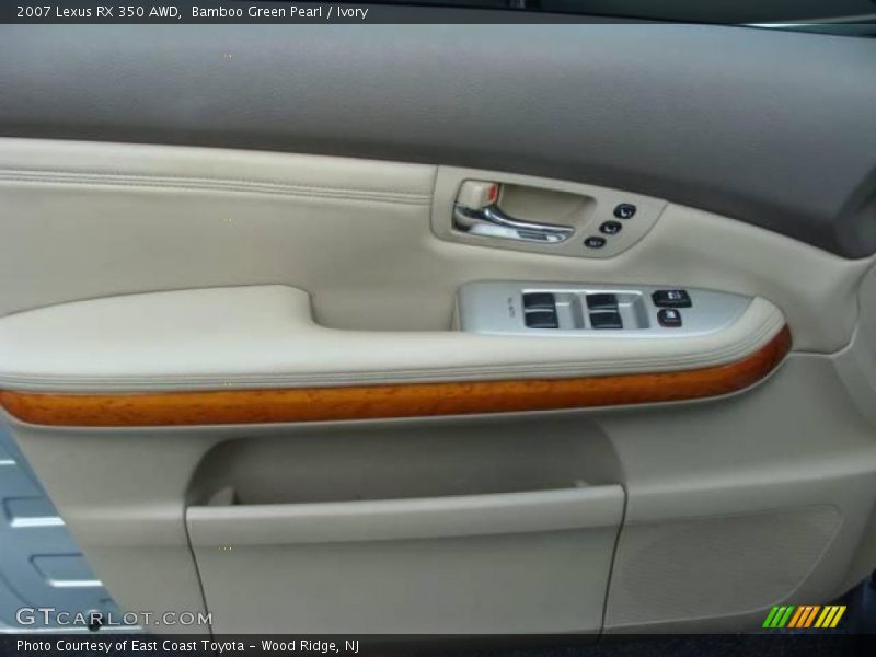 Bamboo Green Pearl / Ivory 2007 Lexus RX 350 AWD
