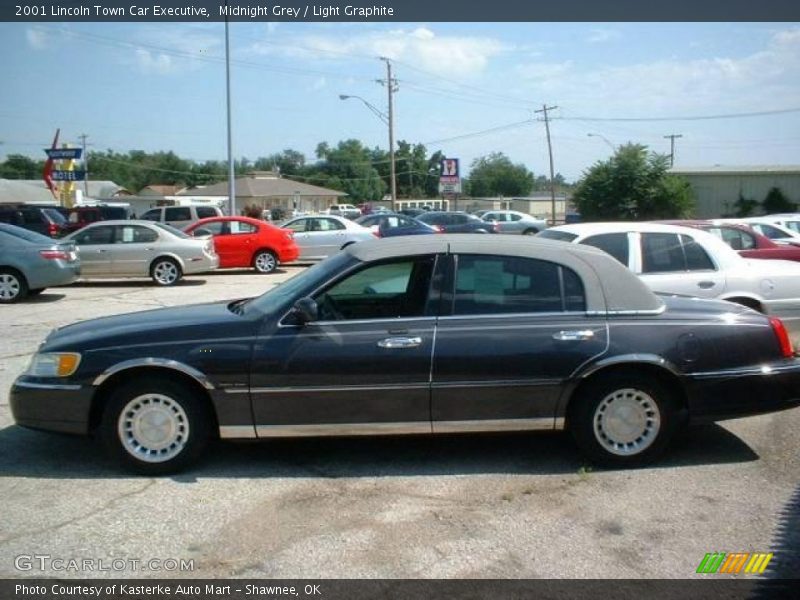 Midnight Grey / Light Graphite 2001 Lincoln Town Car Executive
