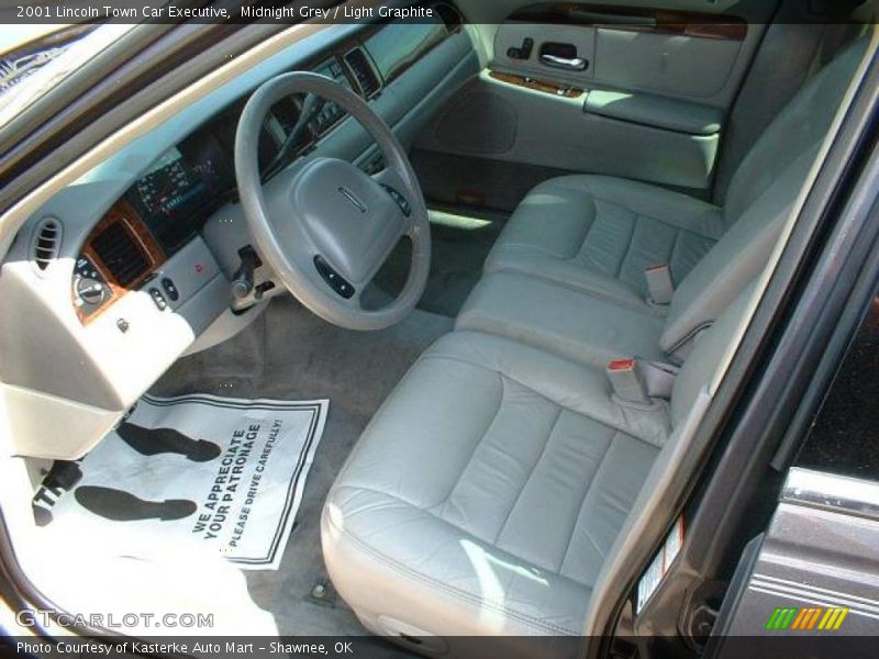 Midnight Grey / Light Graphite 2001 Lincoln Town Car Executive