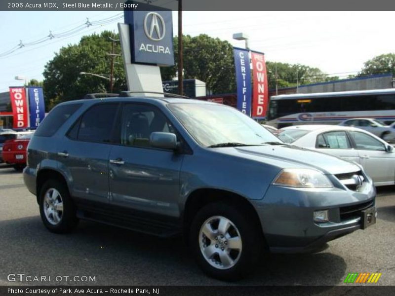 Steel Blue Metallic / Ebony 2006 Acura MDX
