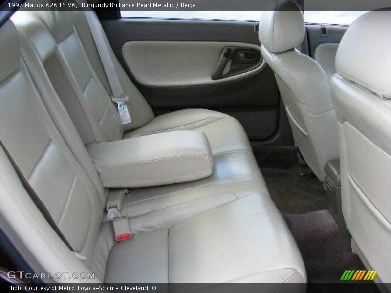 Burgundy Brilliance Pearl Metallic / Beige 1997 Mazda 626 ES V6