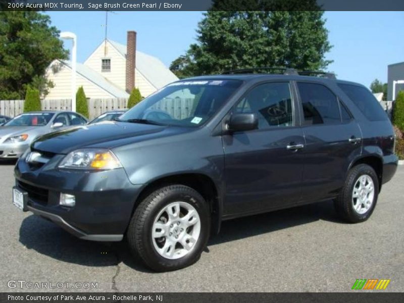 Sage Brush Green Pearl / Ebony 2006 Acura MDX Touring