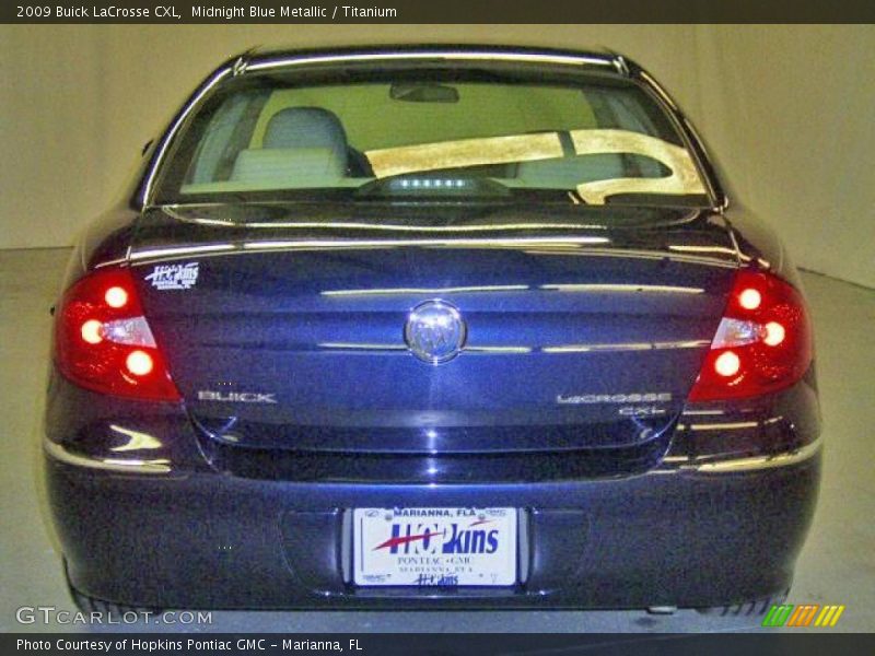 Midnight Blue Metallic / Titanium 2009 Buick LaCrosse CXL
