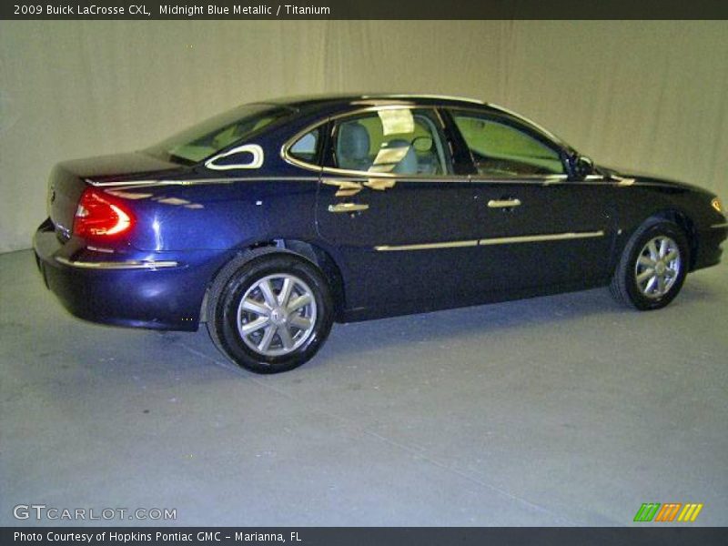 Midnight Blue Metallic / Titanium 2009 Buick LaCrosse CXL