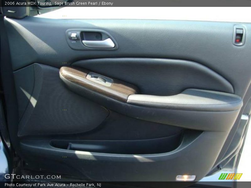 Sage Brush Green Pearl / Ebony 2006 Acura MDX Touring