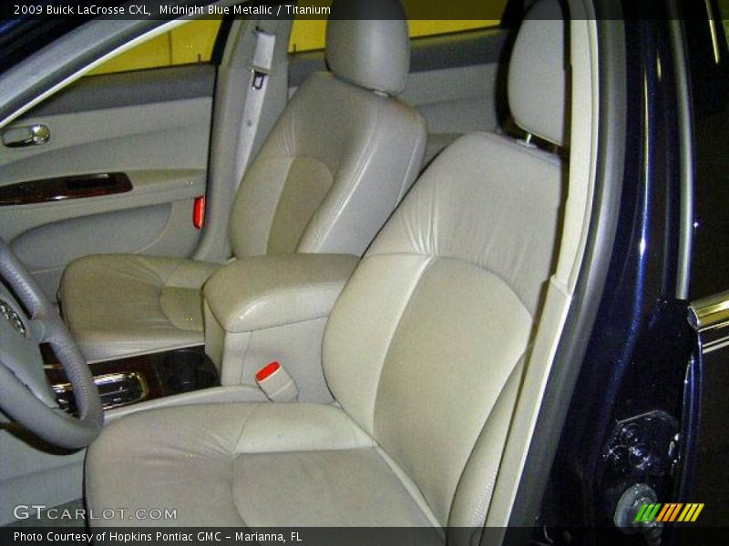 Midnight Blue Metallic / Titanium 2009 Buick LaCrosse CXL