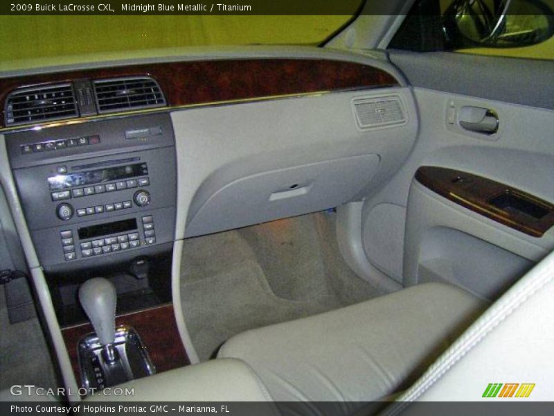 Midnight Blue Metallic / Titanium 2009 Buick LaCrosse CXL