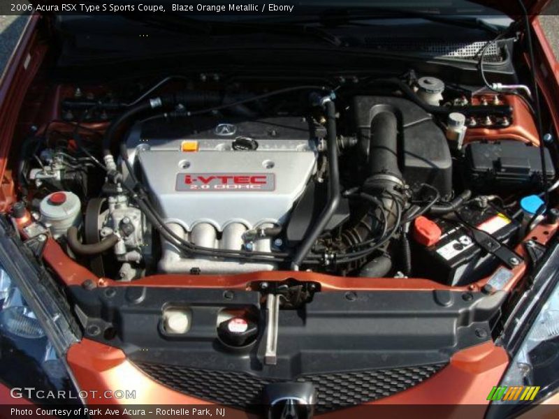 Blaze Orange Metallic / Ebony 2006 Acura RSX Type S Sports Coupe