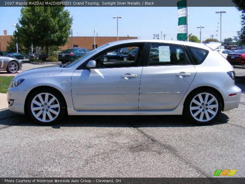 Sunlight Silver Metallic / Black 2007 Mazda MAZDA3 MAZDASPEED3 Grand Touring