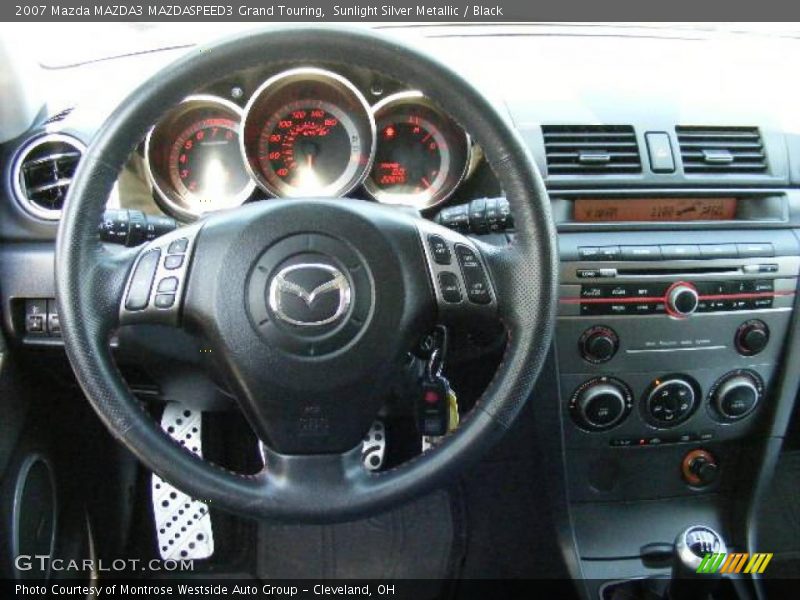 Sunlight Silver Metallic / Black 2007 Mazda MAZDA3 MAZDASPEED3 Grand Touring