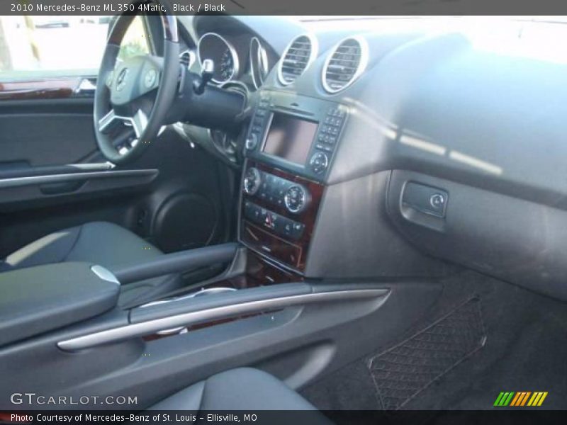 Black / Black 2010 Mercedes-Benz ML 350 4Matic