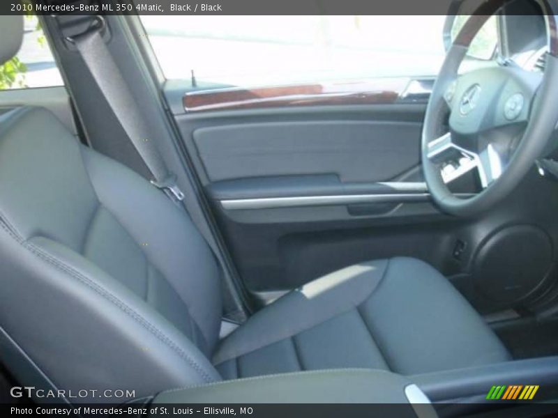 Black / Black 2010 Mercedes-Benz ML 350 4Matic