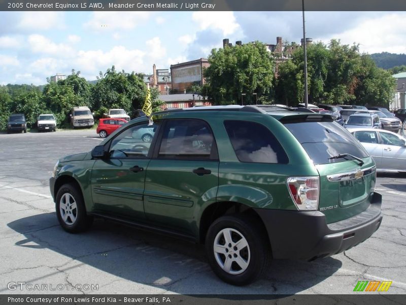 Meander Green Metallic / Light Gray 2005 Chevrolet Equinox LS AWD