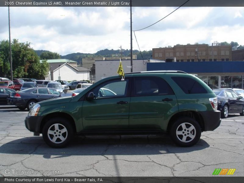 Meander Green Metallic / Light Gray 2005 Chevrolet Equinox LS AWD