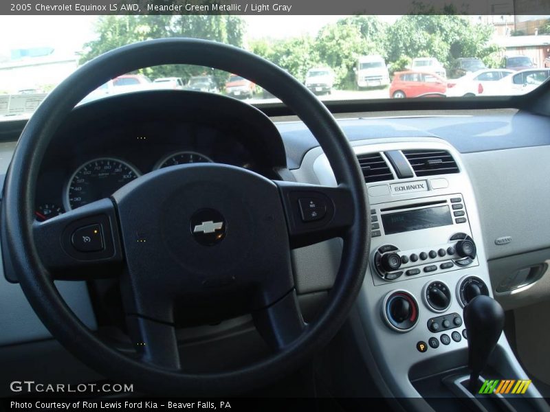 Meander Green Metallic / Light Gray 2005 Chevrolet Equinox LS AWD