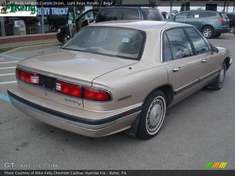 Light Beige Metallic / Beige 1993 Buick LeSabre Custom Sedan