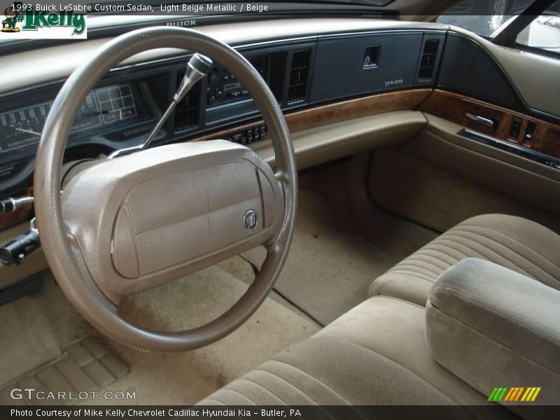 Light Beige Metallic / Beige 1993 Buick LeSabre Custom Sedan