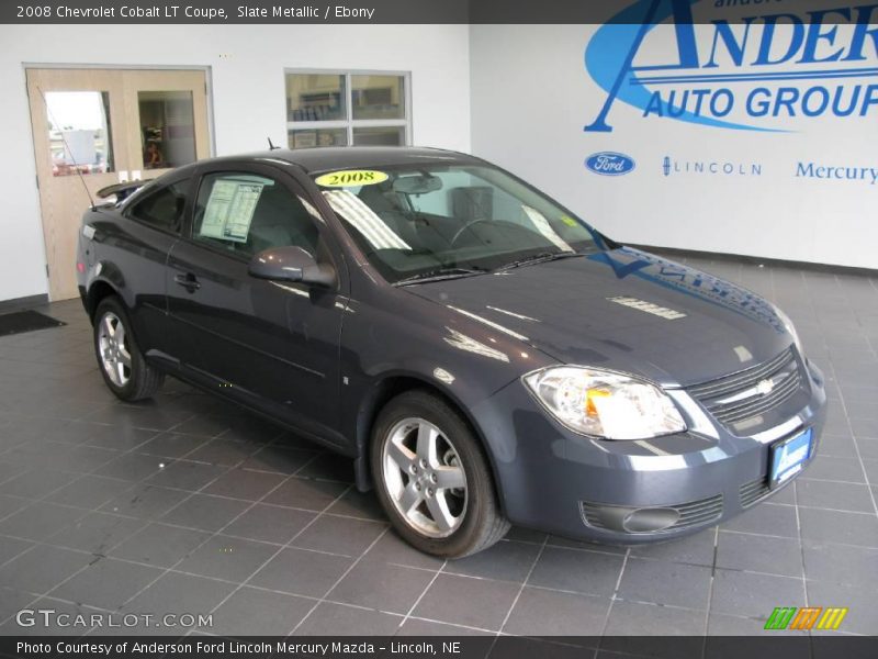 Slate Metallic / Ebony 2008 Chevrolet Cobalt LT Coupe