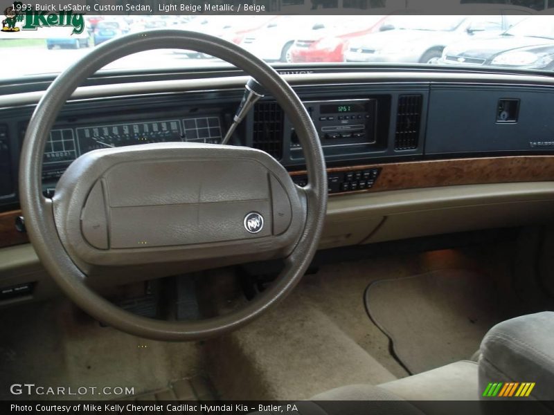 Light Beige Metallic / Beige 1993 Buick LeSabre Custom Sedan