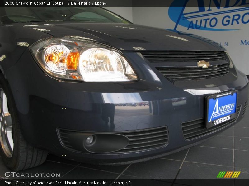 Slate Metallic / Ebony 2008 Chevrolet Cobalt LT Coupe