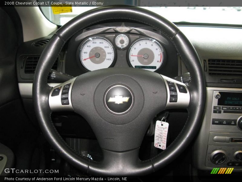 Slate Metallic / Ebony 2008 Chevrolet Cobalt LT Coupe