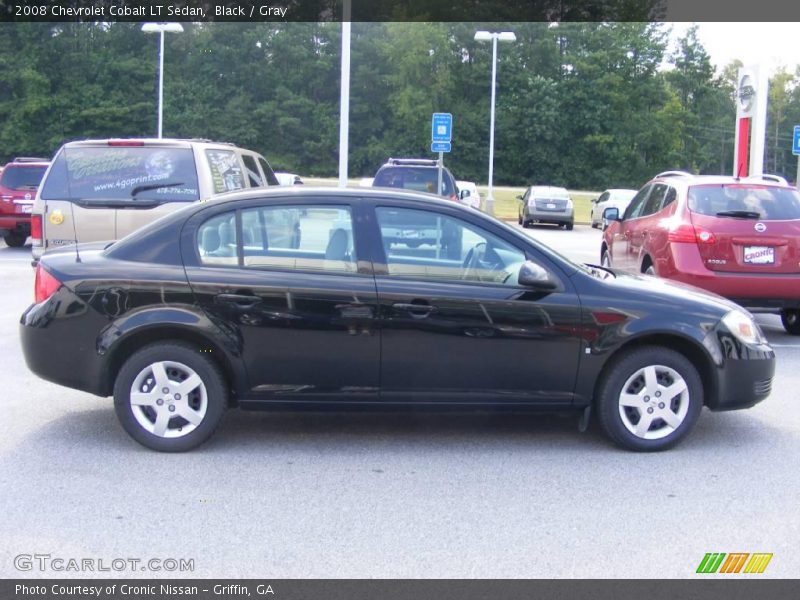 Black / Gray 2008 Chevrolet Cobalt LT Sedan