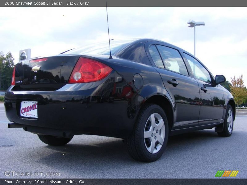 Black / Gray 2008 Chevrolet Cobalt LT Sedan