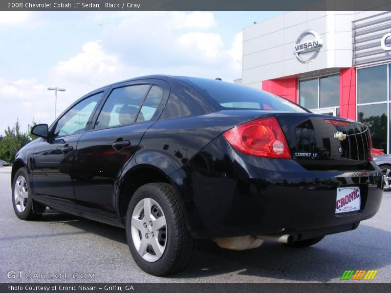 Black / Gray 2008 Chevrolet Cobalt LT Sedan
