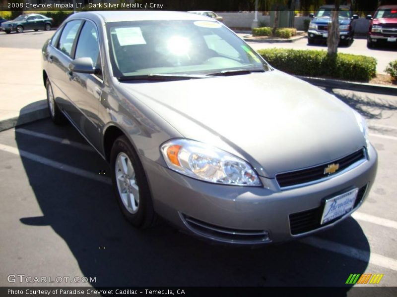Dark Silver Metallic / Gray 2008 Chevrolet Impala LT