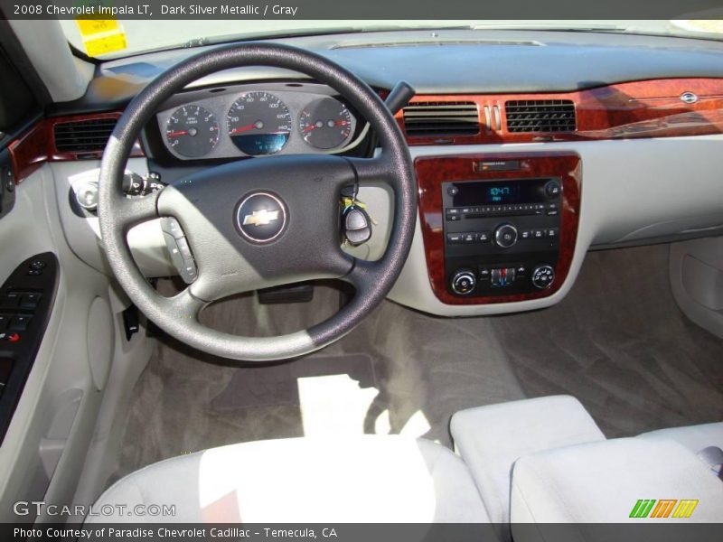 Dark Silver Metallic / Gray 2008 Chevrolet Impala LT