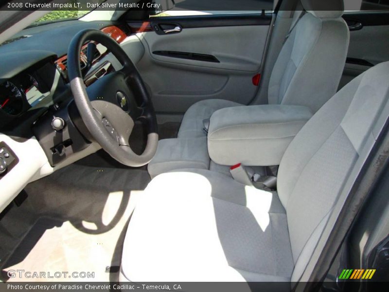 Dark Silver Metallic / Gray 2008 Chevrolet Impala LT