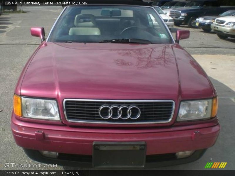 Cerise Red Metallic / Grey 1994 Audi Cabriolet