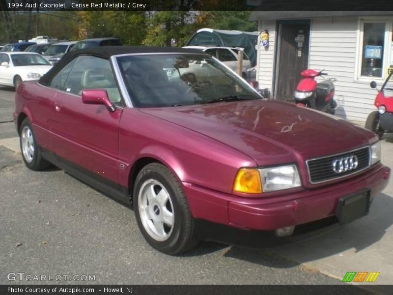 Cerise Red Metallic / Grey 1994 Audi Cabriolet